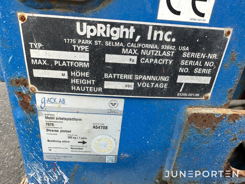 Saxlift UpRight SL 20