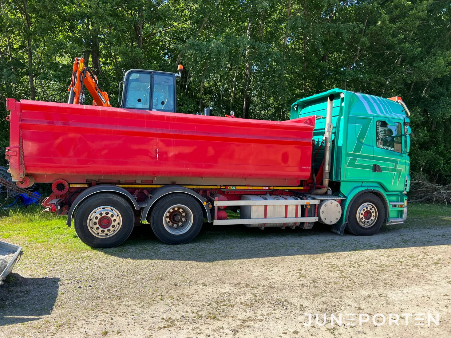 Lastväxlare Scania R560 CMT flak