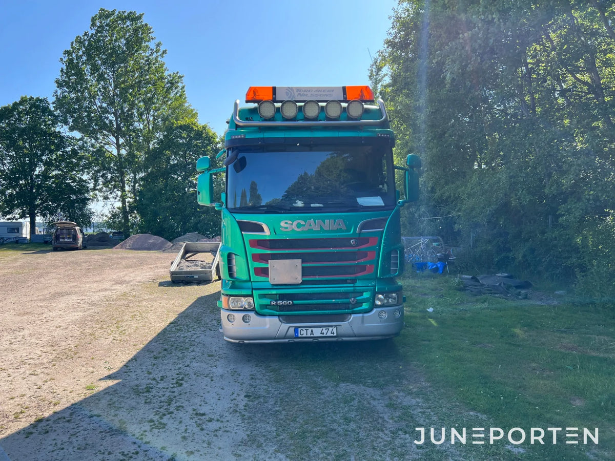 Lastväxlare Scania R560 CMT flak