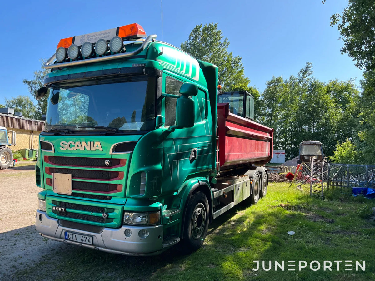 Lastväxlare Scania R560 CMT flak