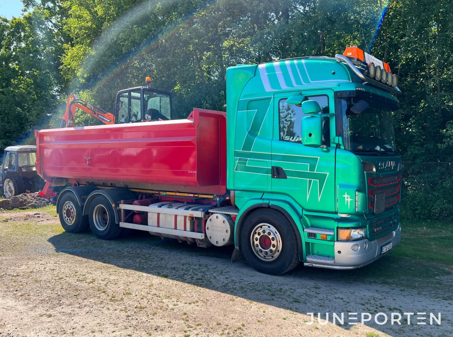 Lastväxlare Scania R560 CMT flak