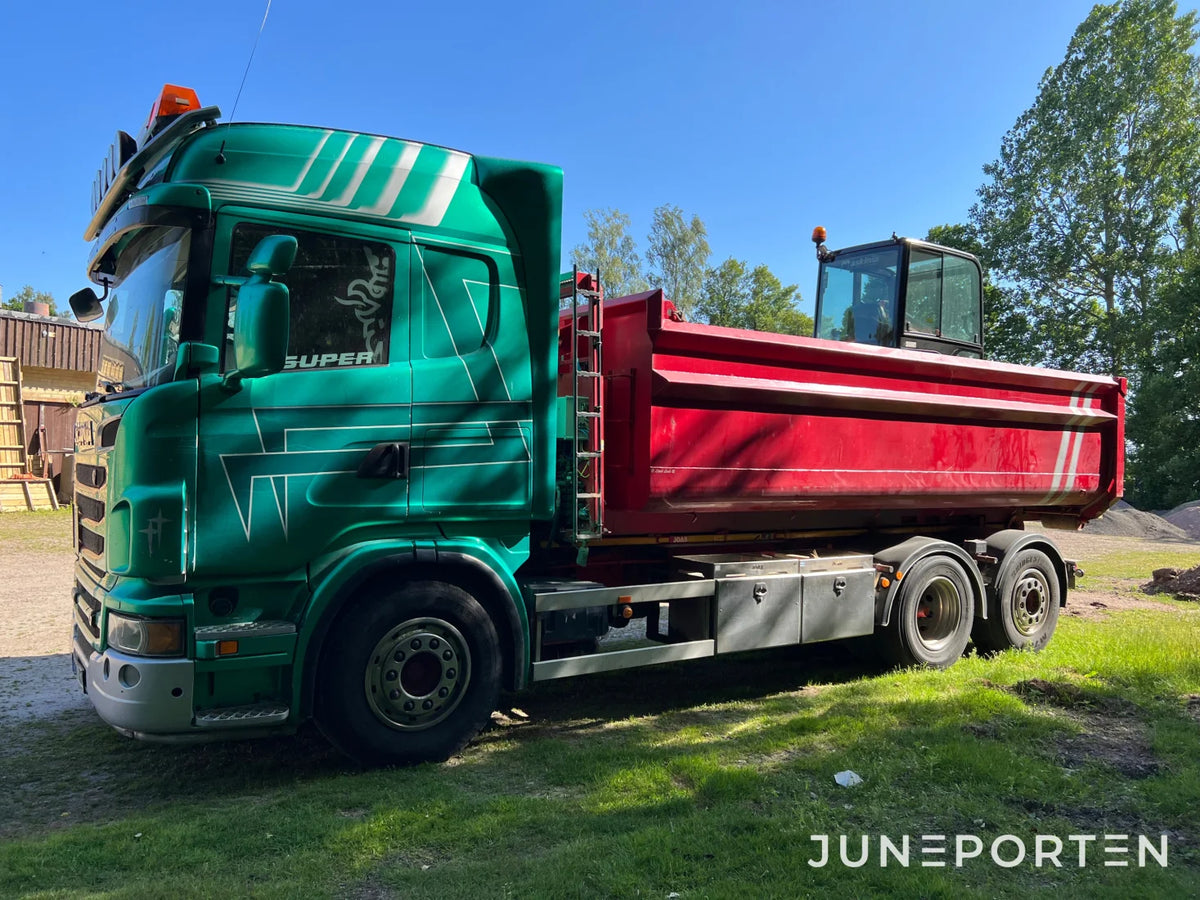 Lastväxlare Scania R560 CMT flak