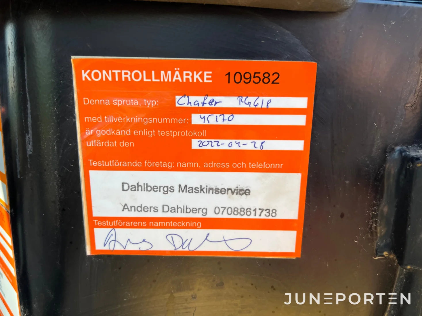 Självgående växtskyddsspruta Ag-Chem Rogator 618