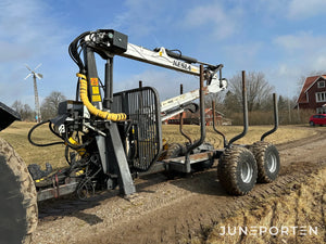 Skogsvagn Kesla 9THD med Kesla 204T kran