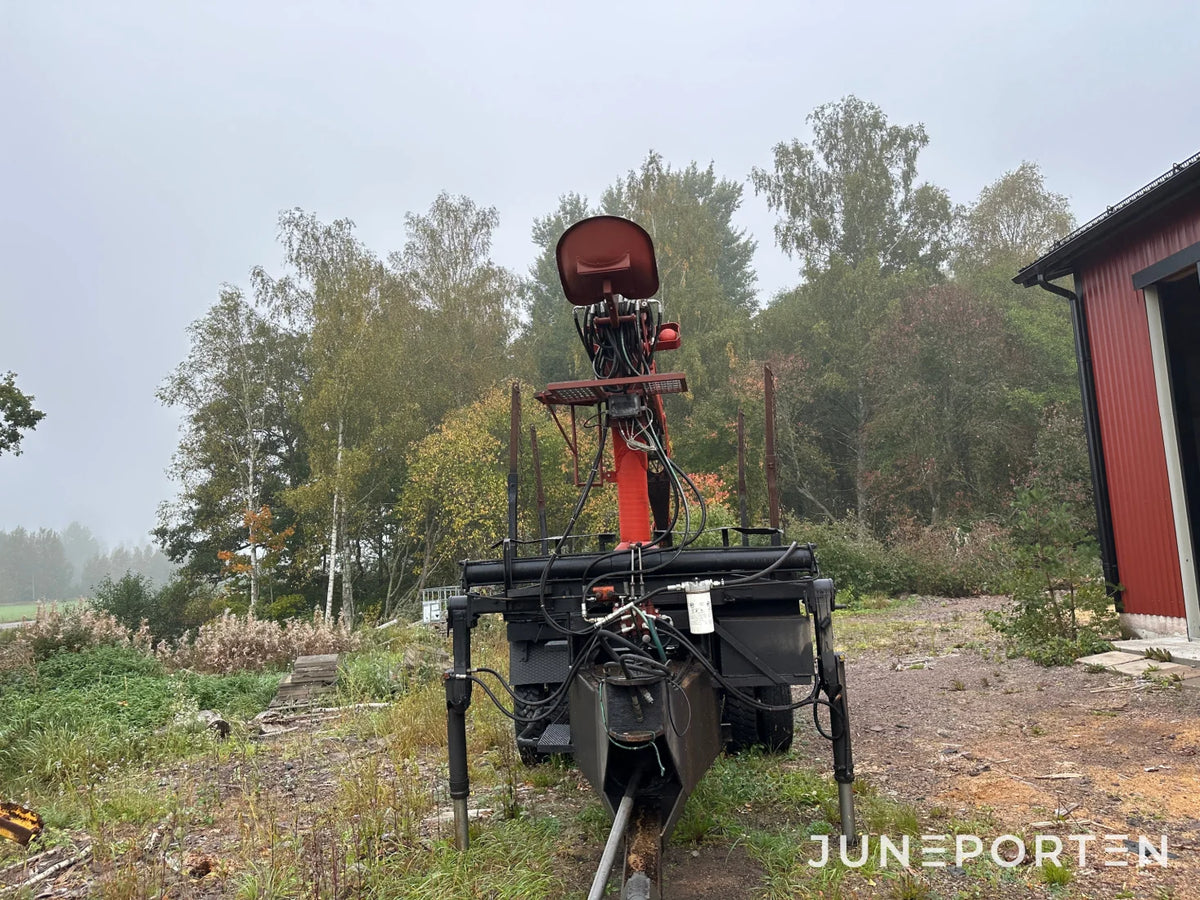 Skogsvagn med Hiab kran