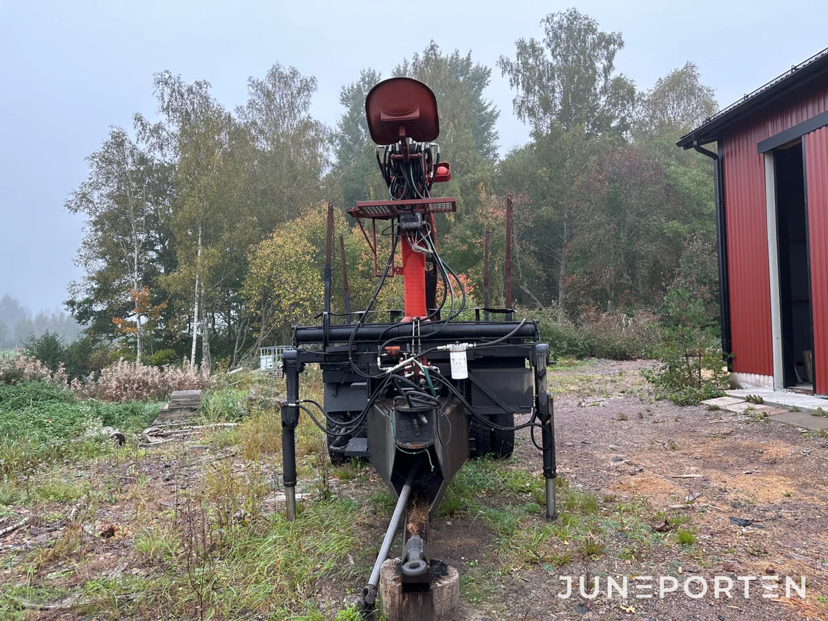 Skogsvagn med Hiab kran