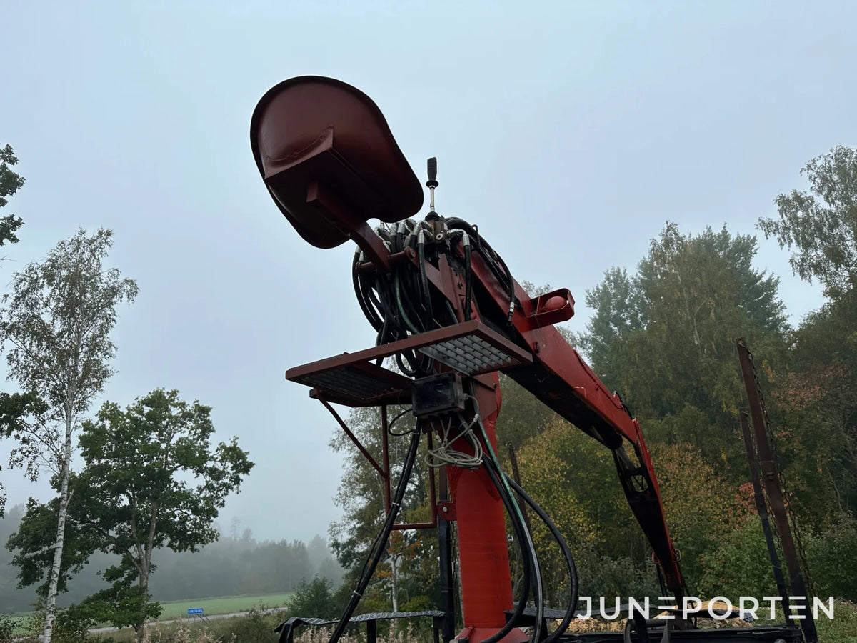 Skogsvagn med Hiab kran