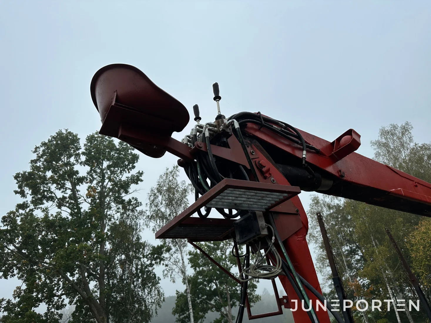 Skogsvagn med Hiab kran