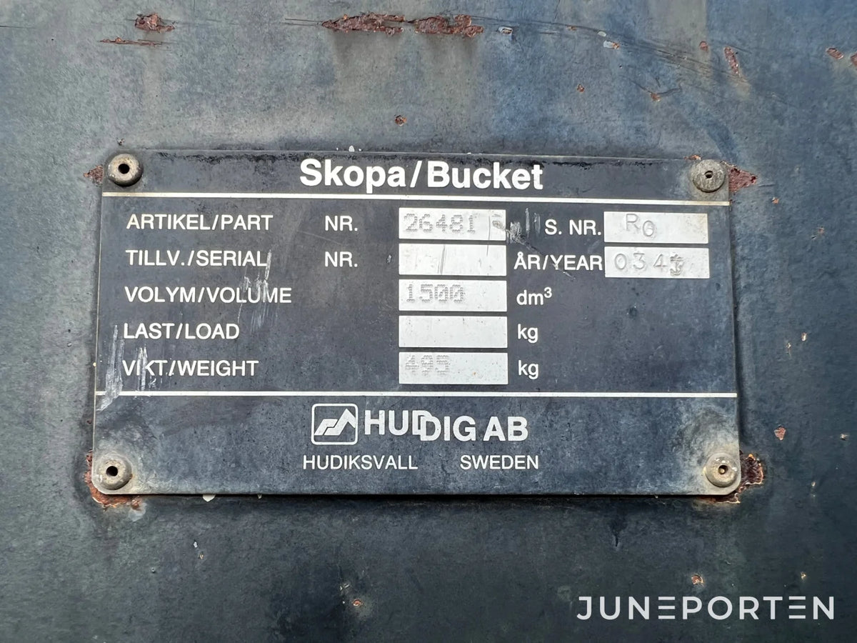 Skopa Huddig 2 600 mm