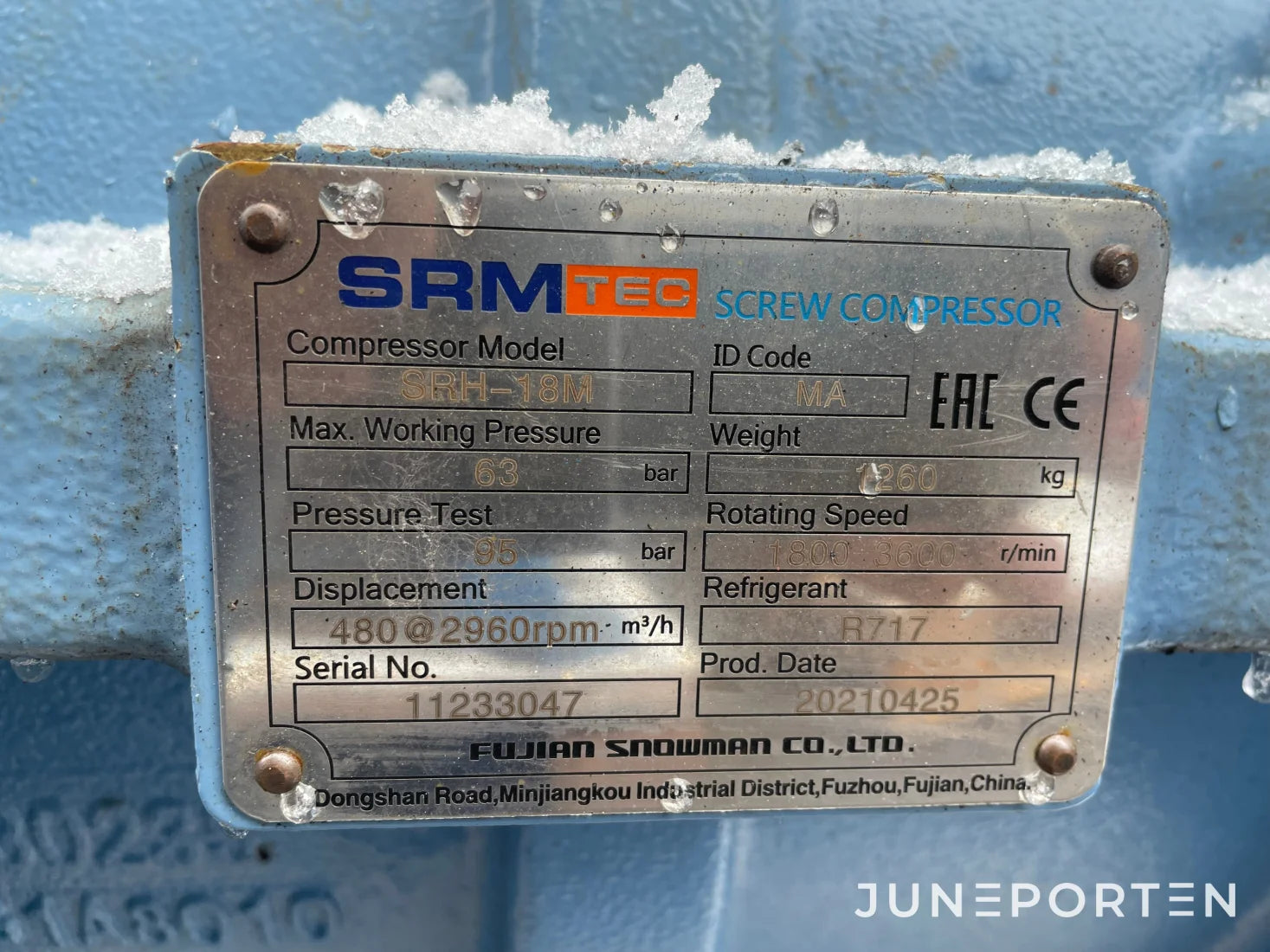 Skruvkompressor SRM SRH-18M