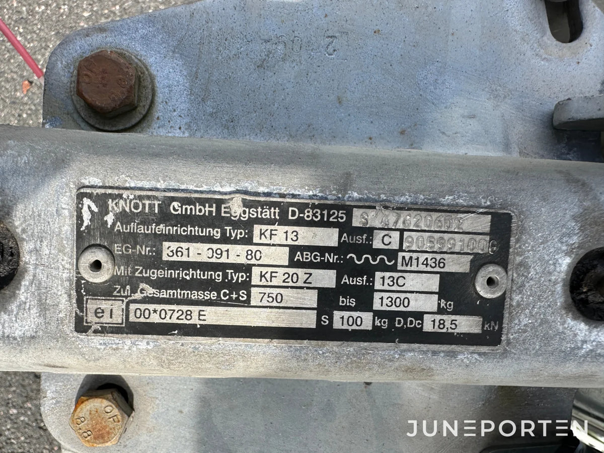 Släpvagn Trailergruppen DV 1250