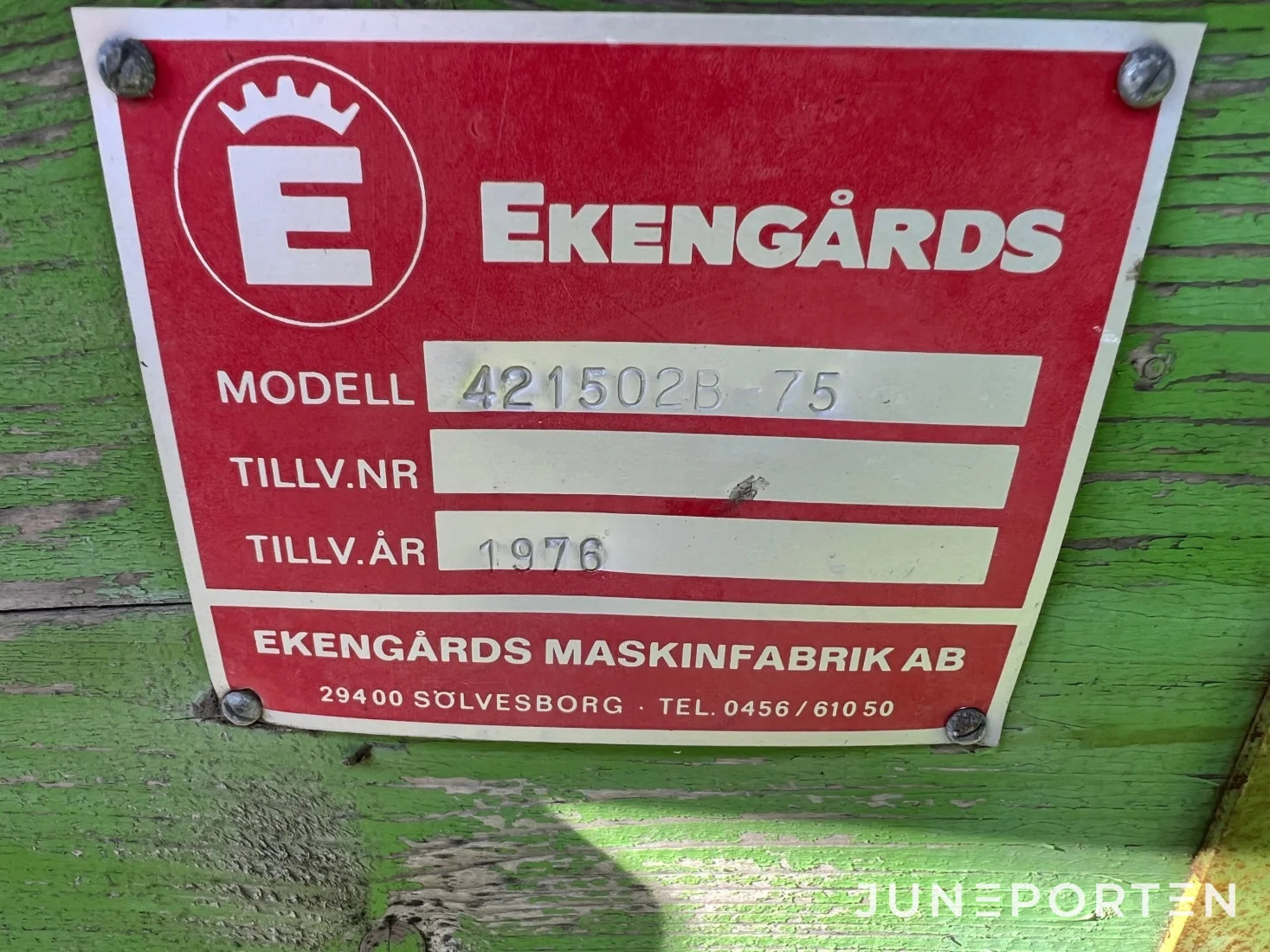 Potatissättare Ekengårds 421502BD-75 4-radig