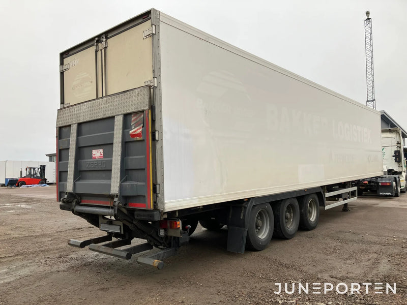 SOR SP71 trailer med Carrier kylaggregat