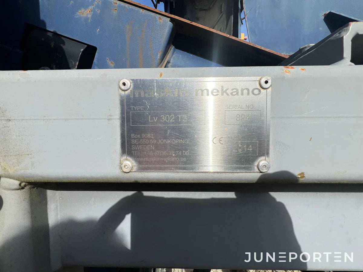 Sorteringsverk Maskin Mekano Lv 302 T3 på lastväxlarram