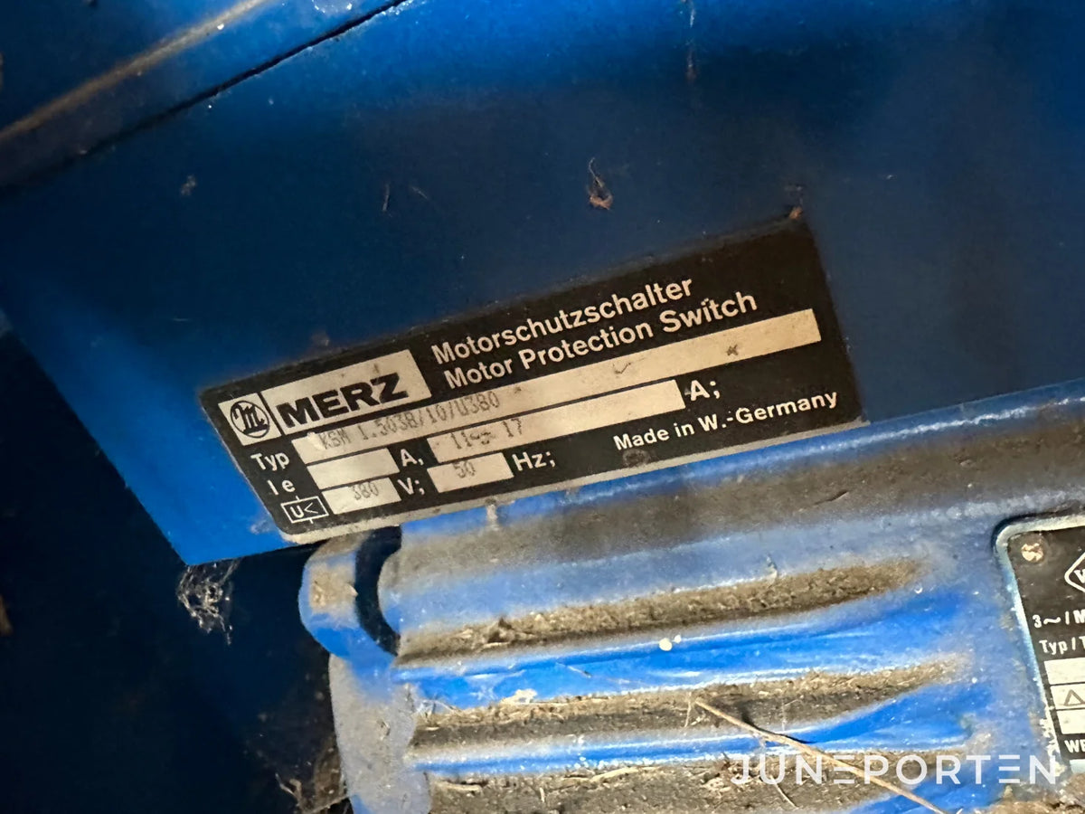 Spannmålsfläkt Merz 380 V