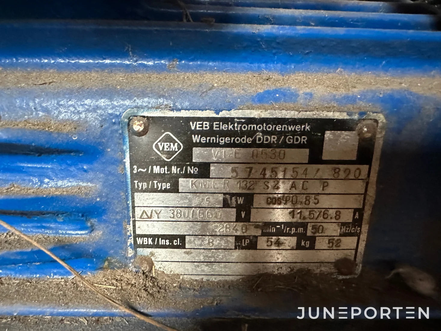 Spannmålsfläkt Merz 380 V
