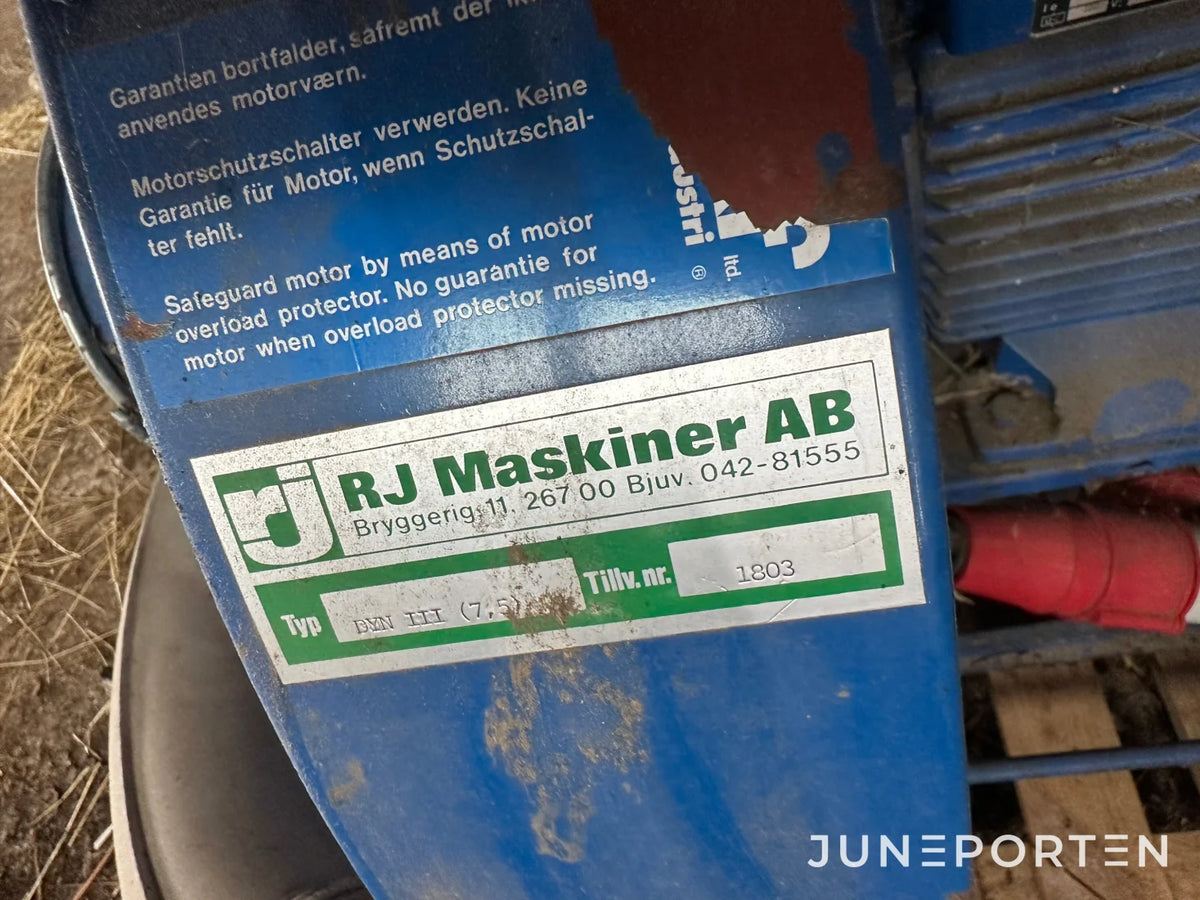 Spannmålsfläkt Merz 380 V