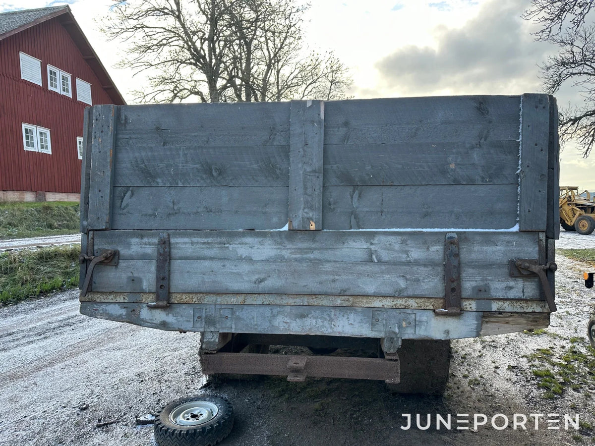 Spannmålsvagn med tömningsluckor