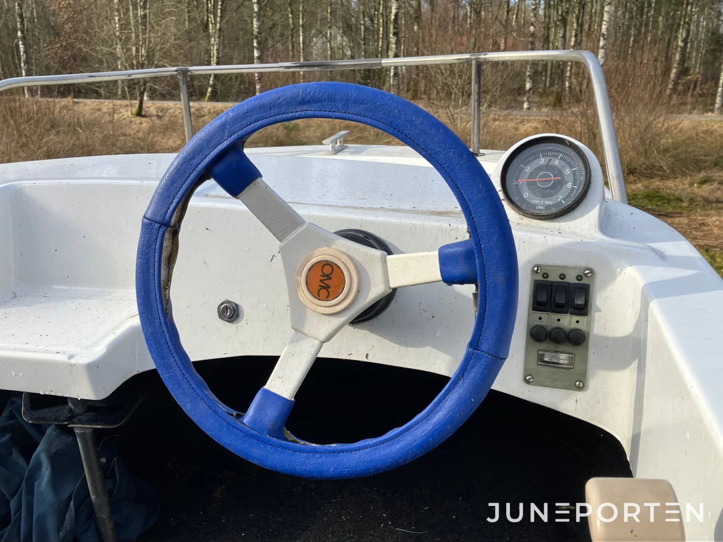 Sportbåt med Evinrude motor