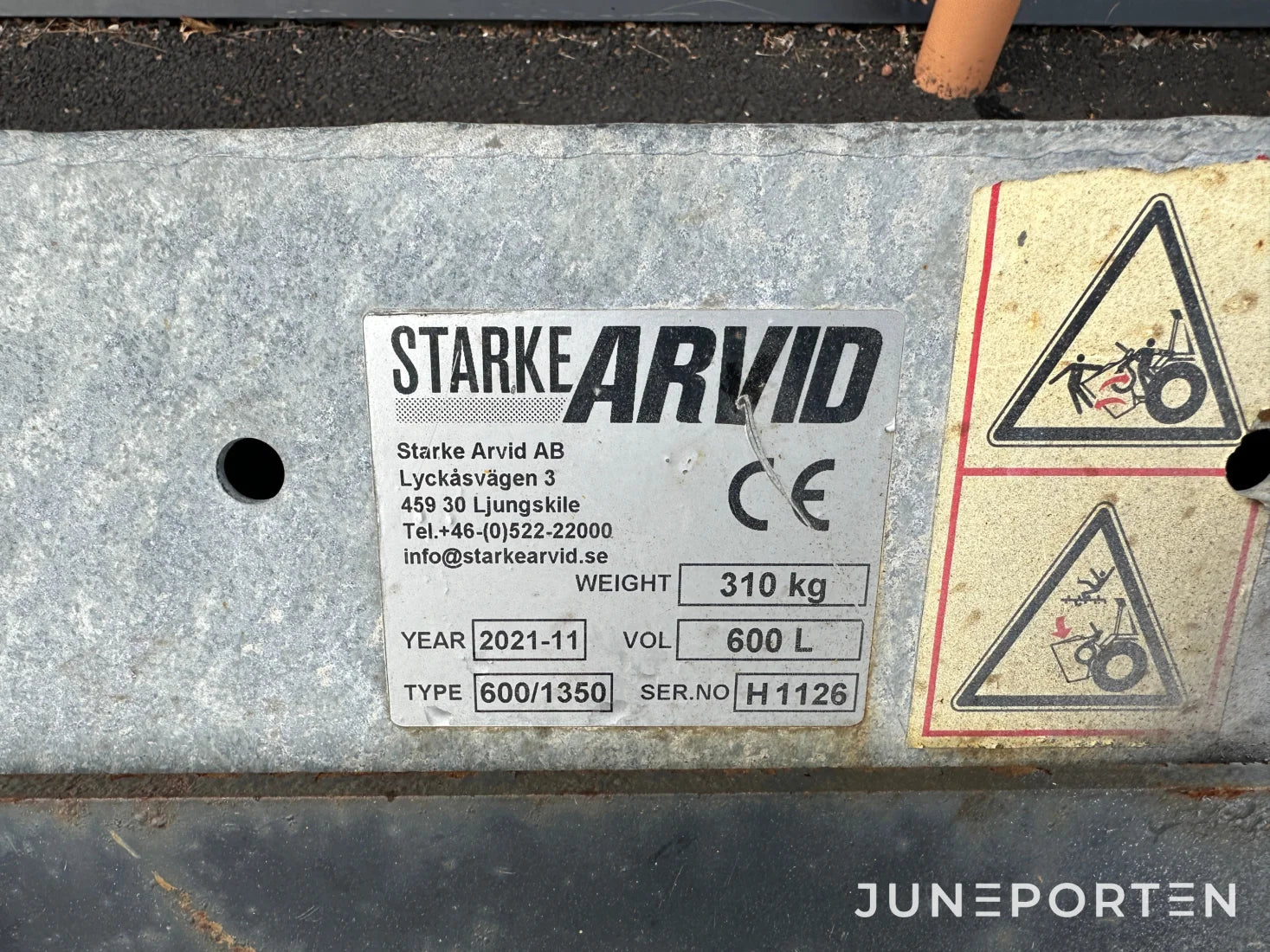 Sandspridare Starke Arvid 600/1350