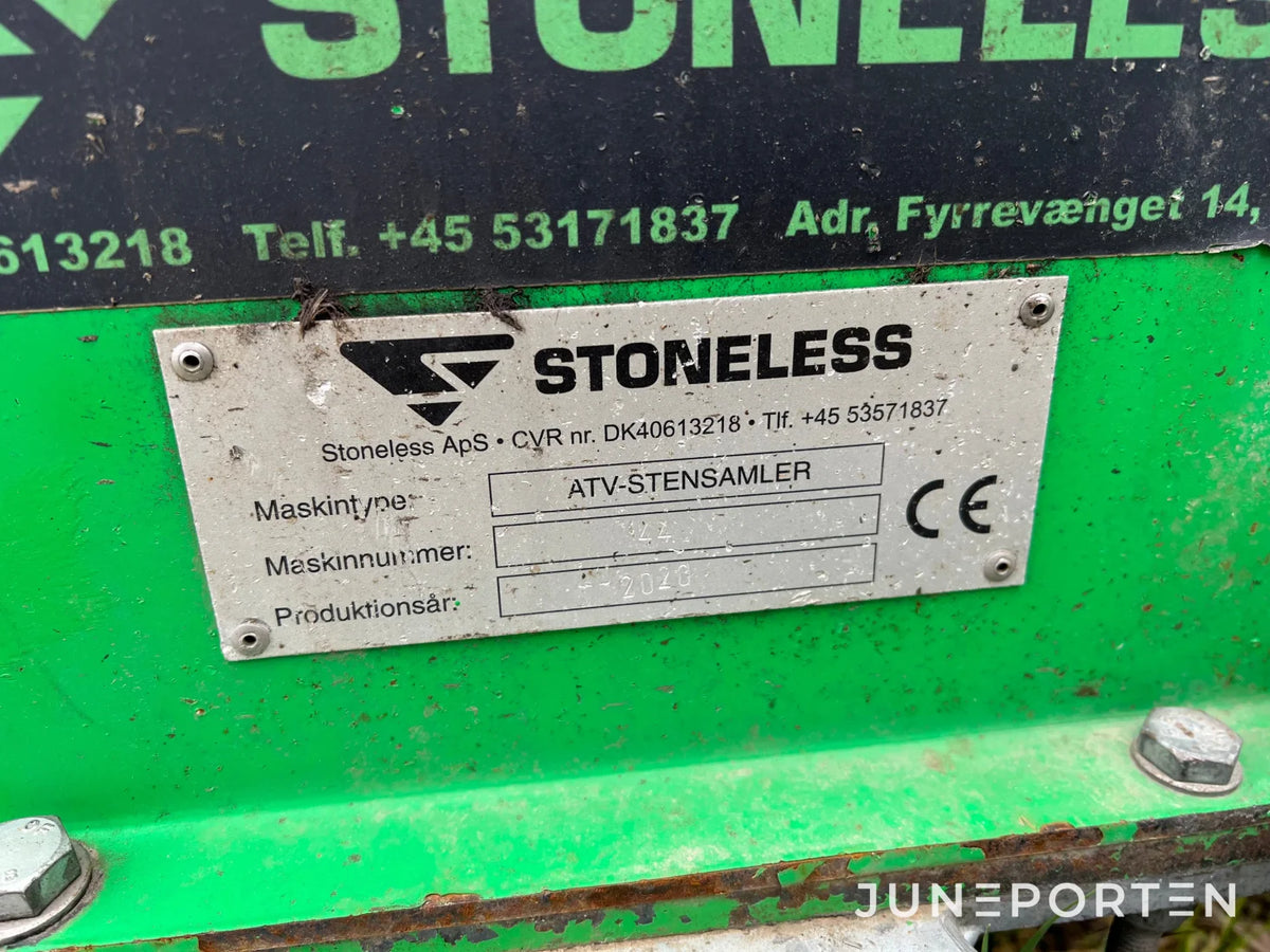Stenupptagare ATV Stoneless