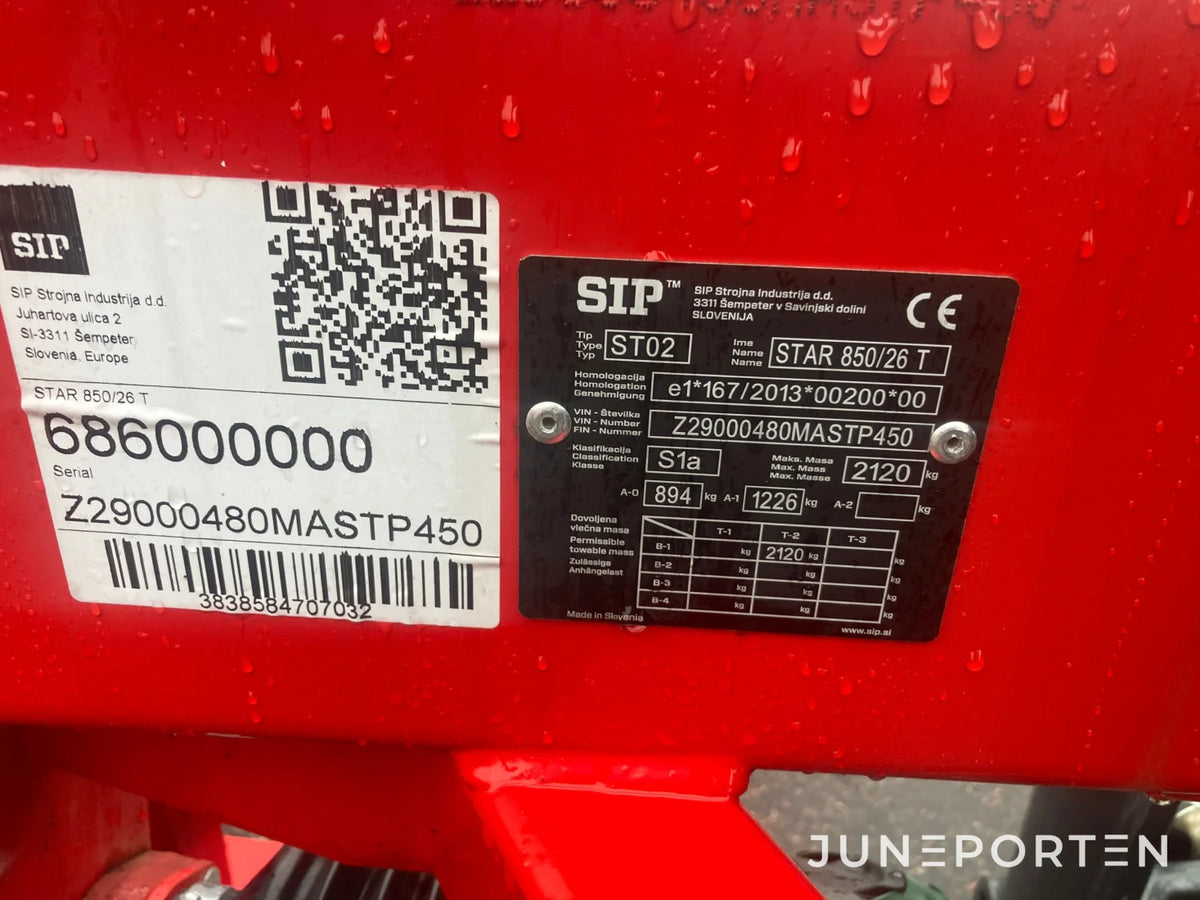 Strängläggare SIP Star 850/26T