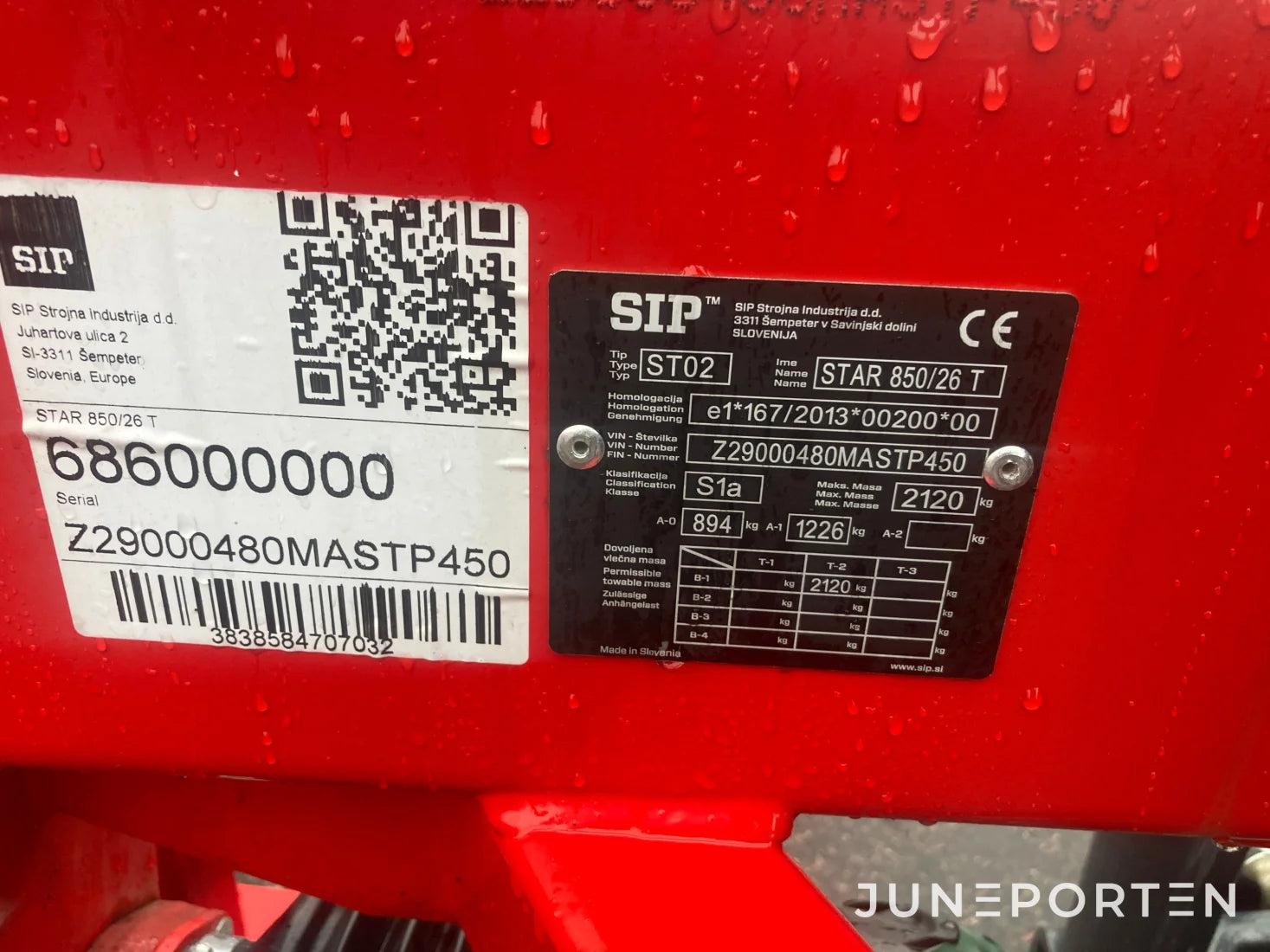 Strängläggare SIP Star 850/26T