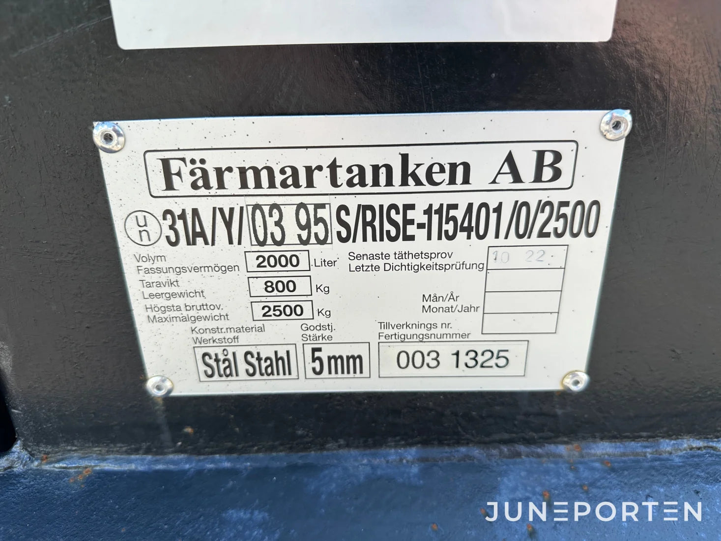 Tank Färmartanken 2000 liter