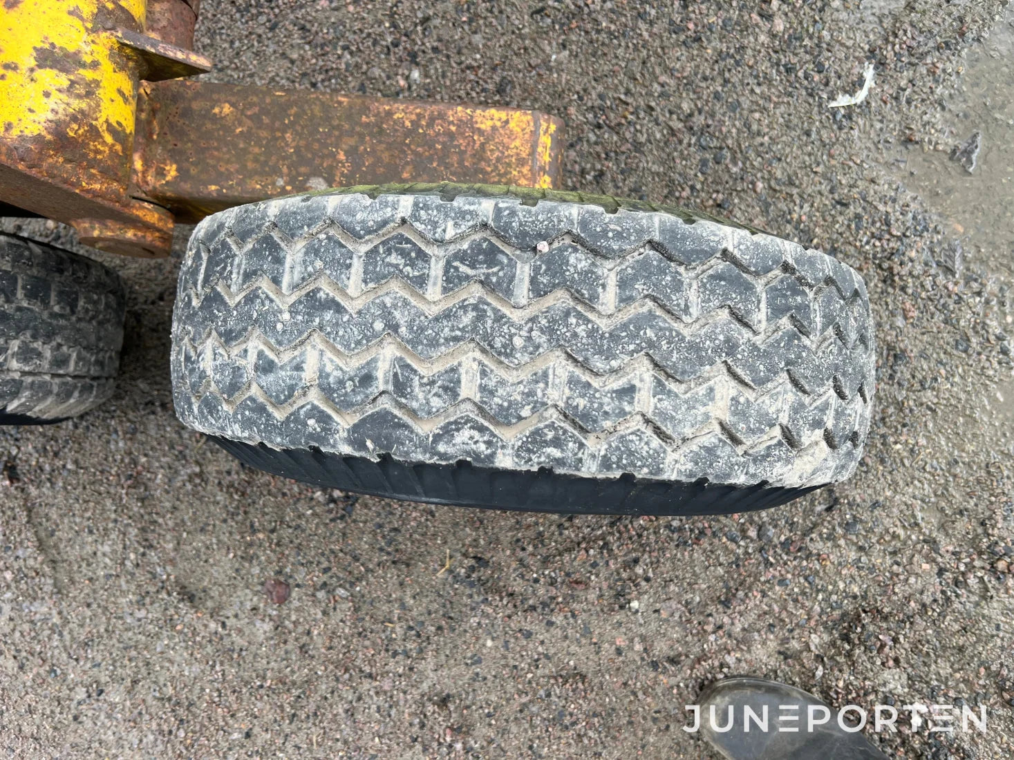 Timmervagn Rottne med vajerkran