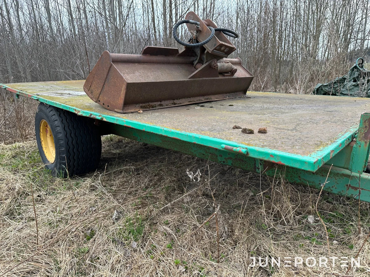 Tippkärra 2x6 m