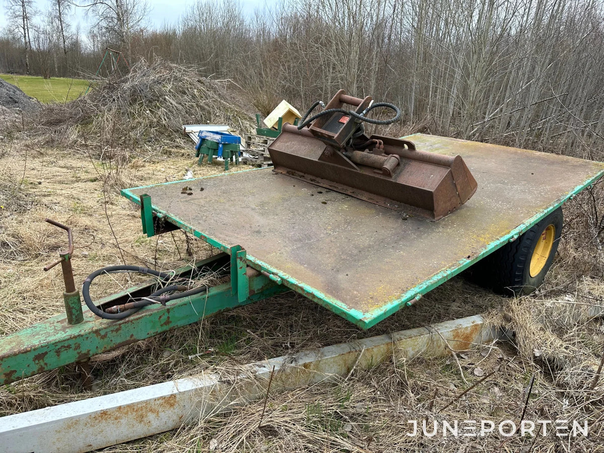 Tippkärra 2x6 m