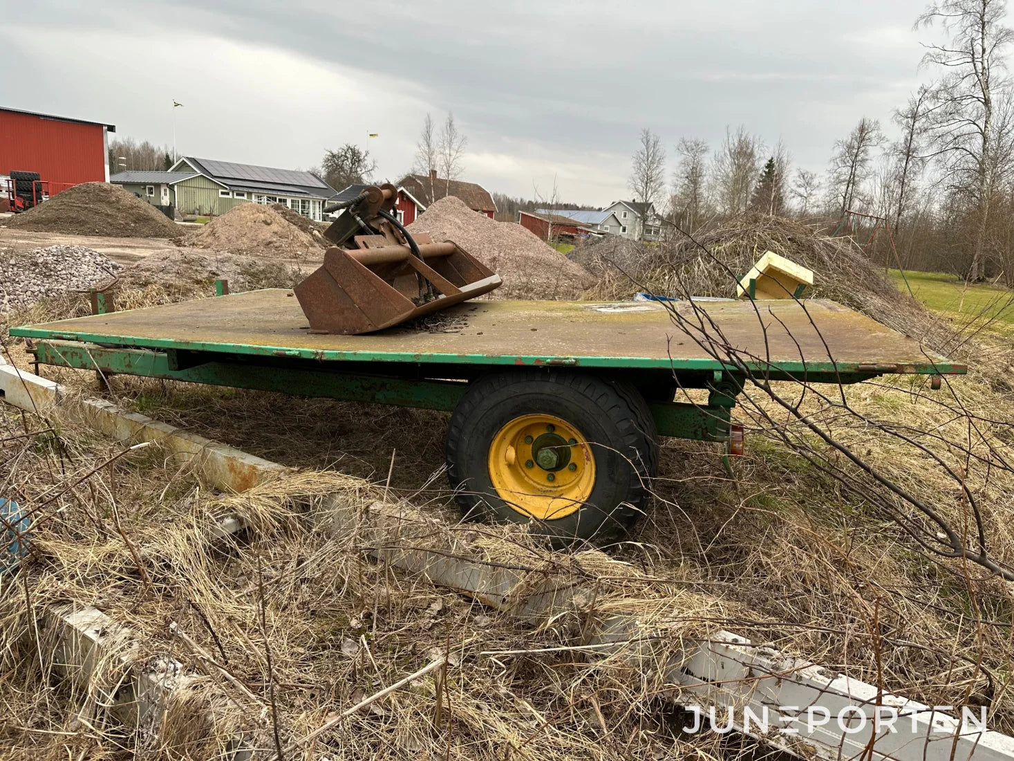 Tippkärra 2x6 m