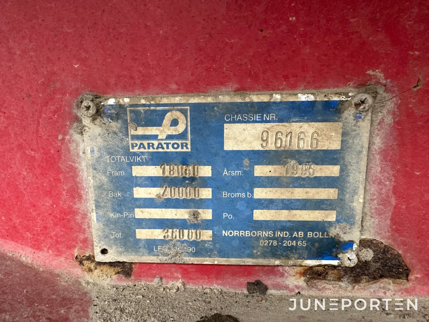 Tippvagn Parator STI 18-20