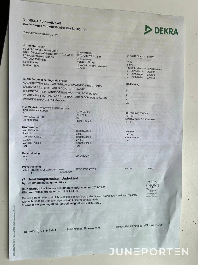 Toyota Avensis Kombi 2.0