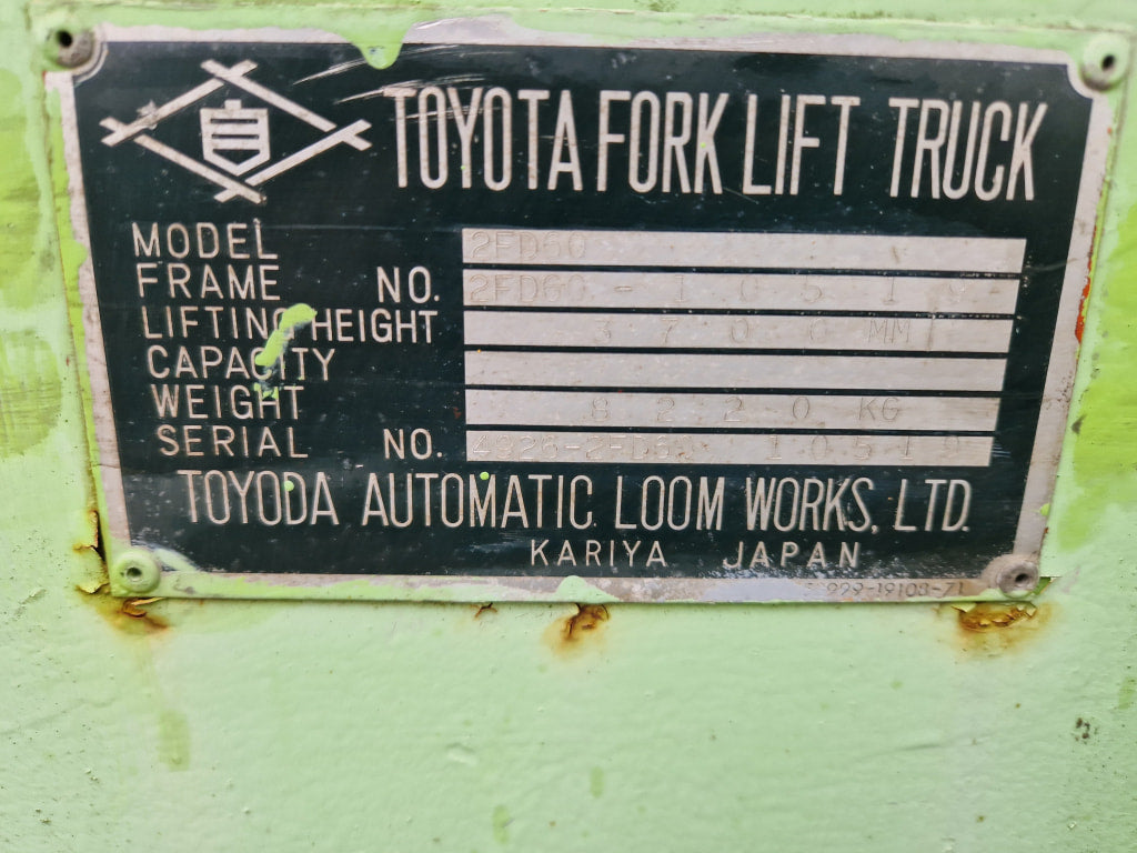 Motviktstruck Toyota 2FD60