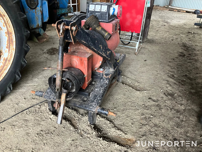 Traktordrivet elverk Mecc med undercentral 63 A