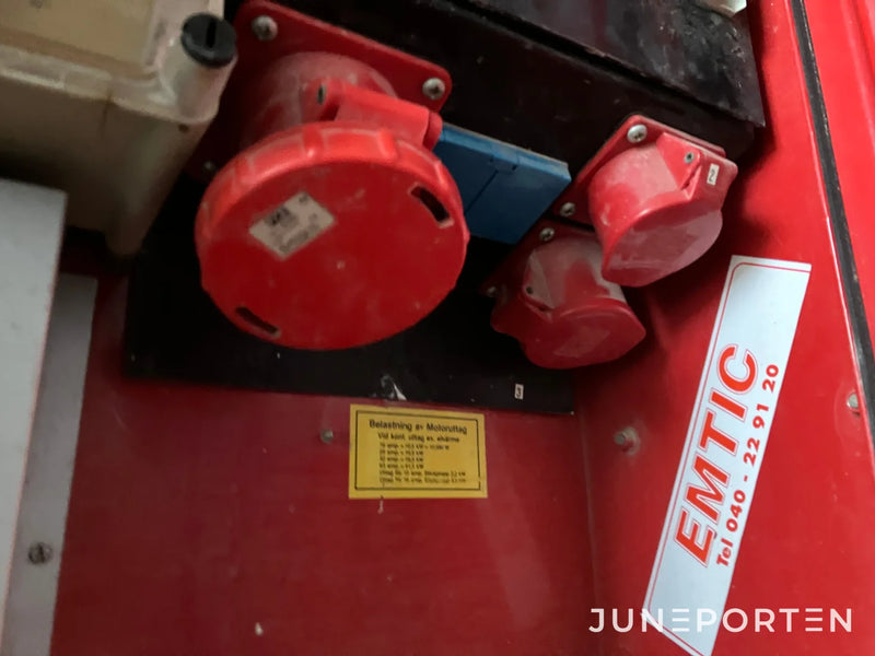 Traktordrivet elverk Mecc med undercentral 63 A