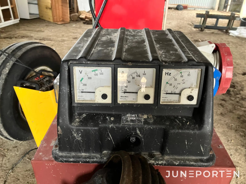 Traktordrivet elverk Mecc med undercentral 63 A