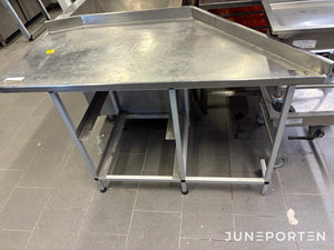 Utmatningsbänk från diskmaskin