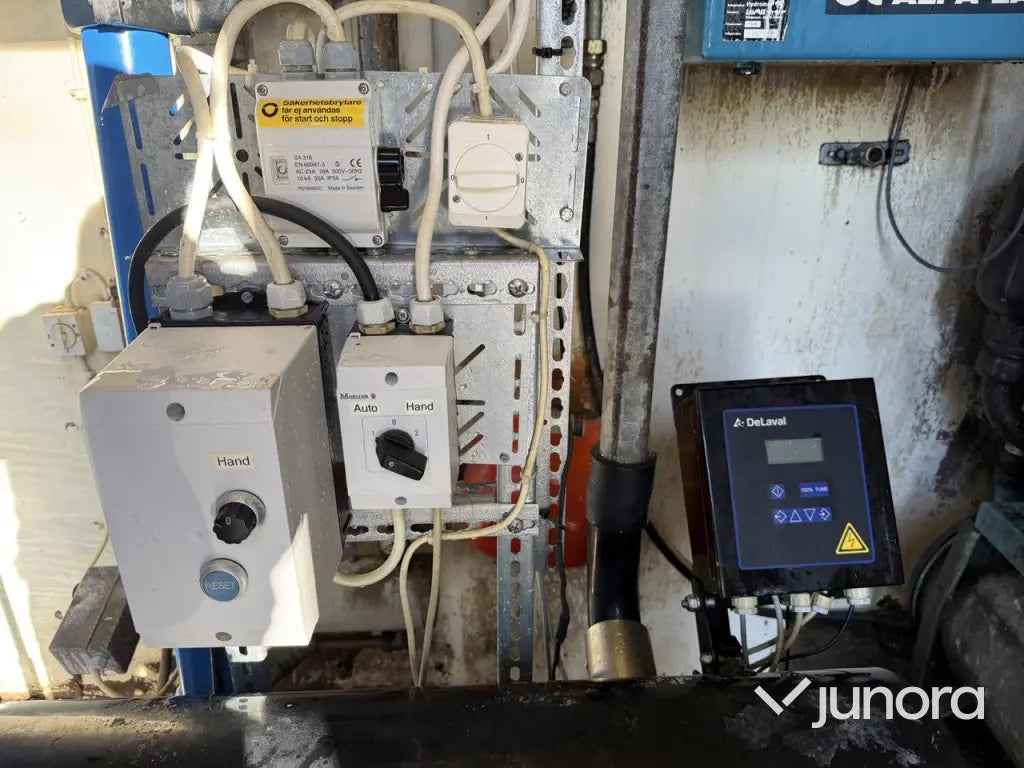 Vakuumpump DeLaval DVP 900 med frekvensstyrning NFO Drive 2,2 kW