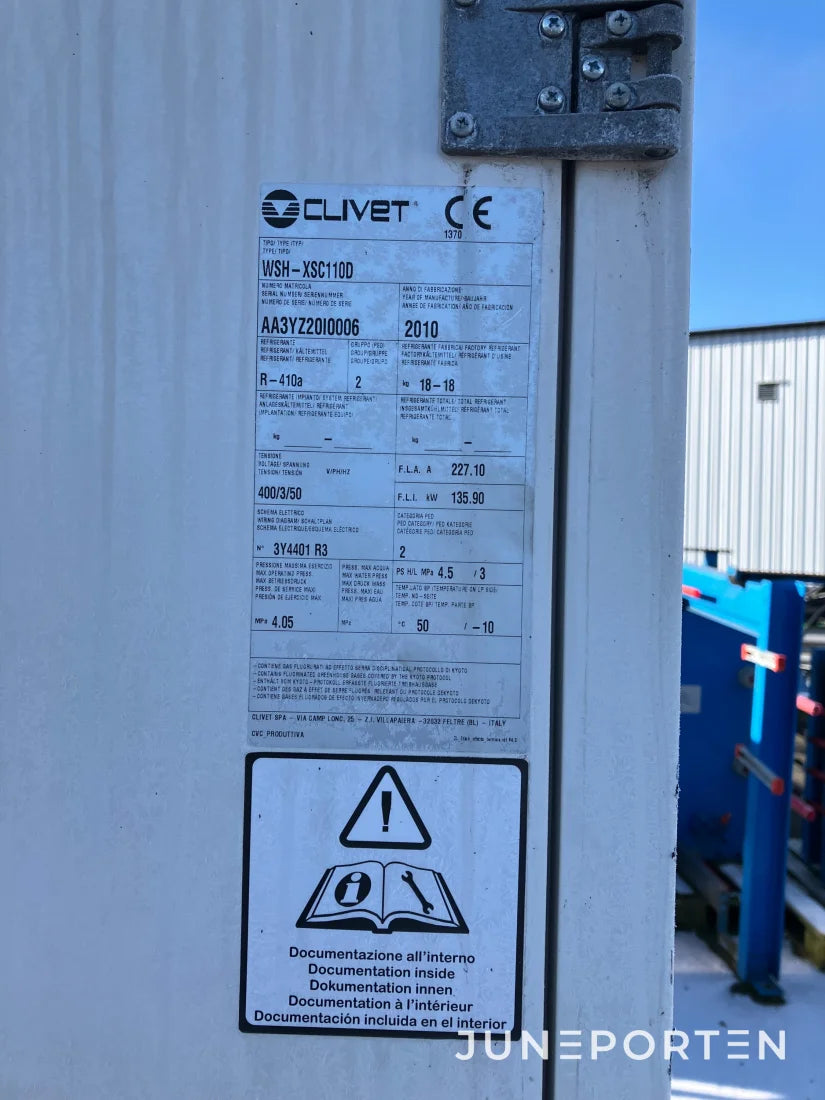 Vattenkylt kylaggregat - CLIVET WSH