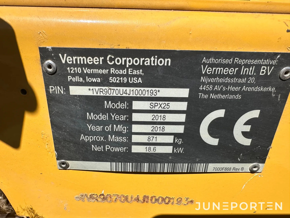 Vibroplog Vermeer SPX 25