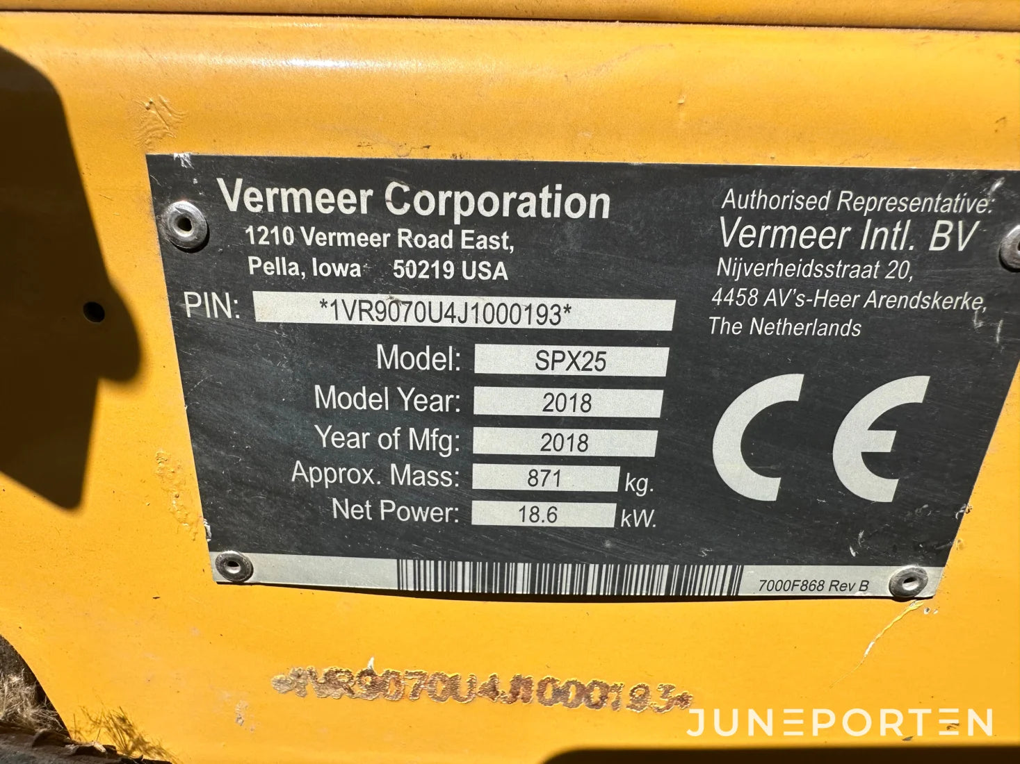 Vibroplog Vermeer SPX 25