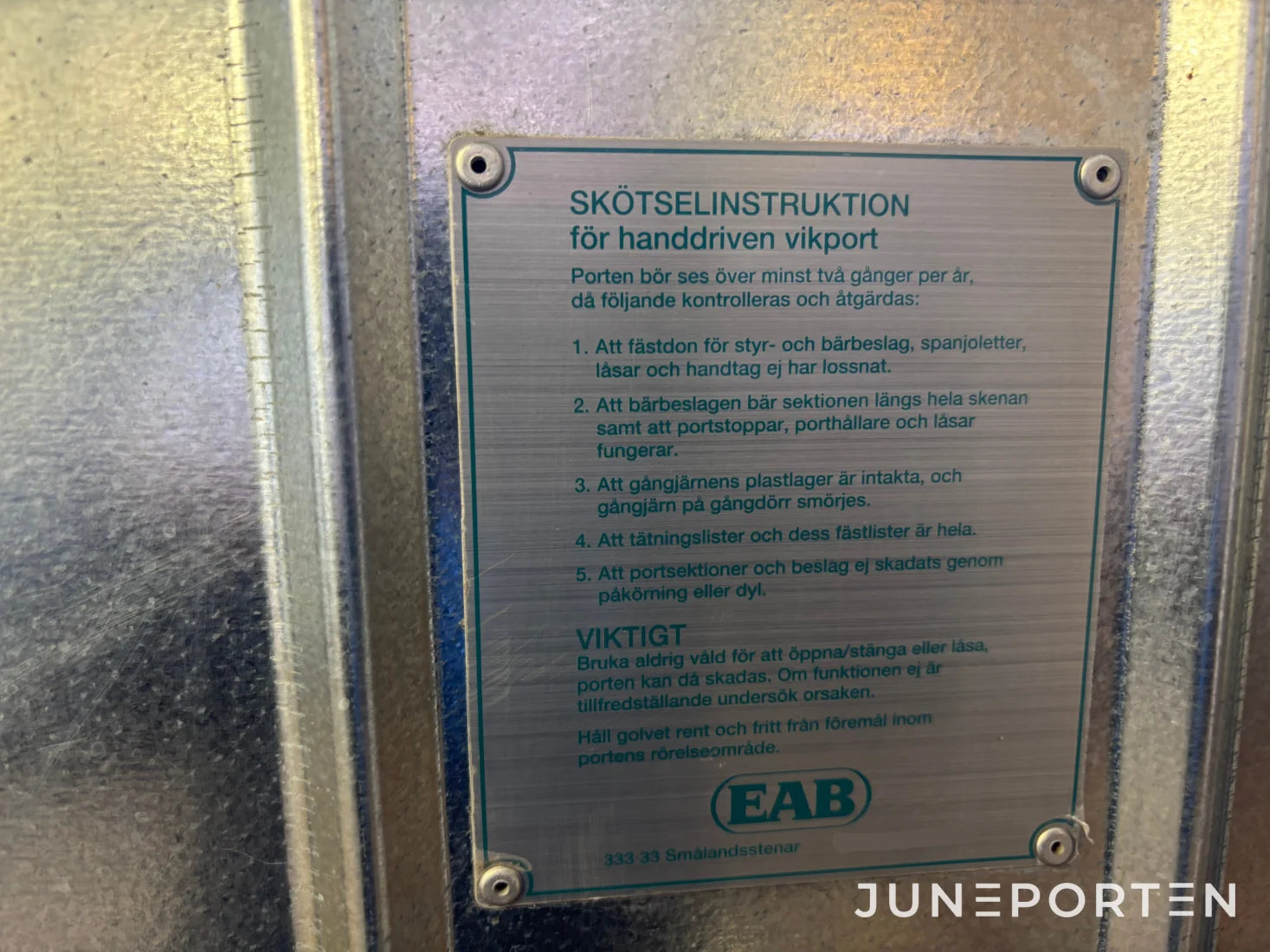 Vikport EAB 3-delad