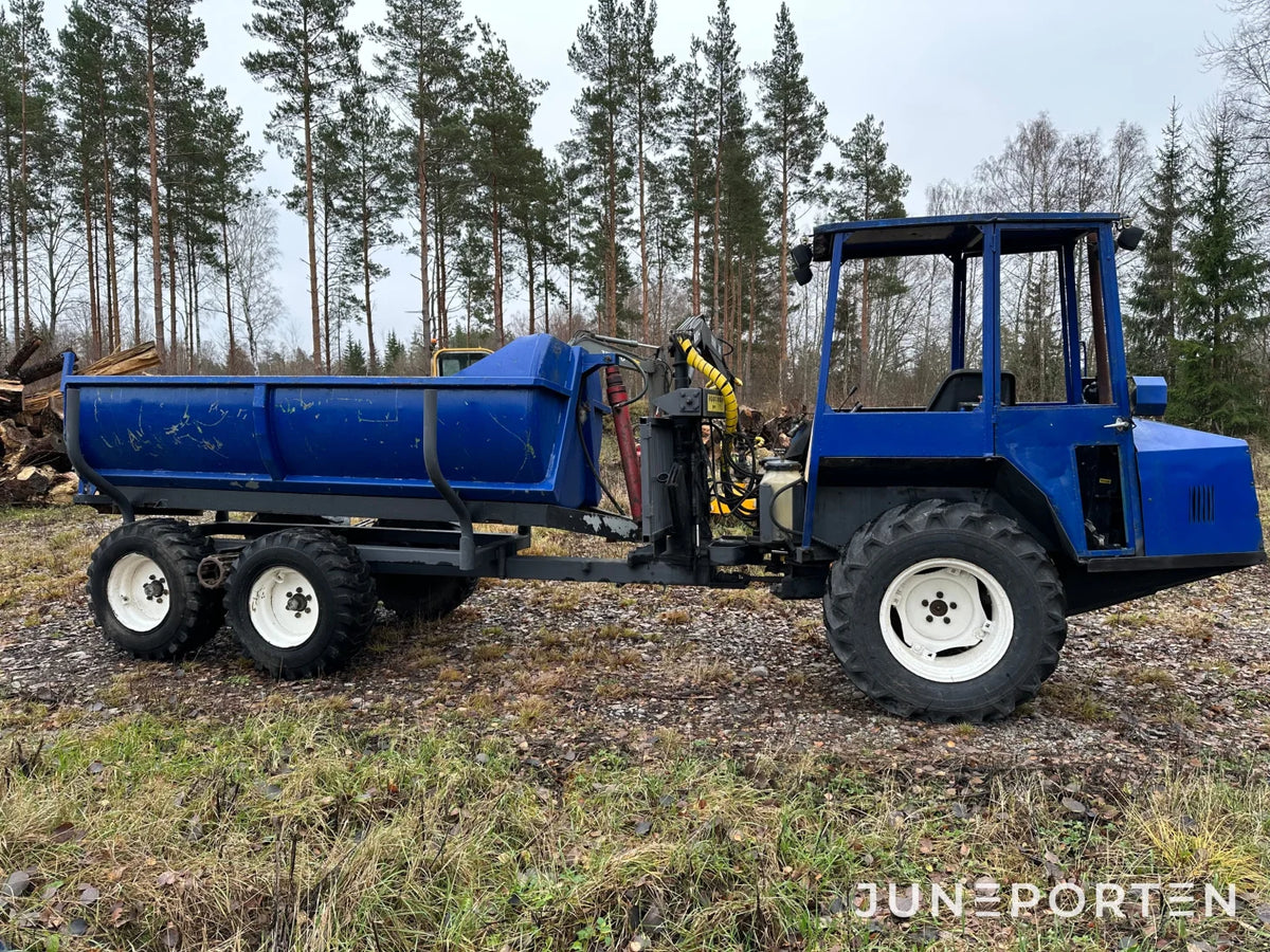 Skotare Vimek 606 med hydrauliskt tippflak