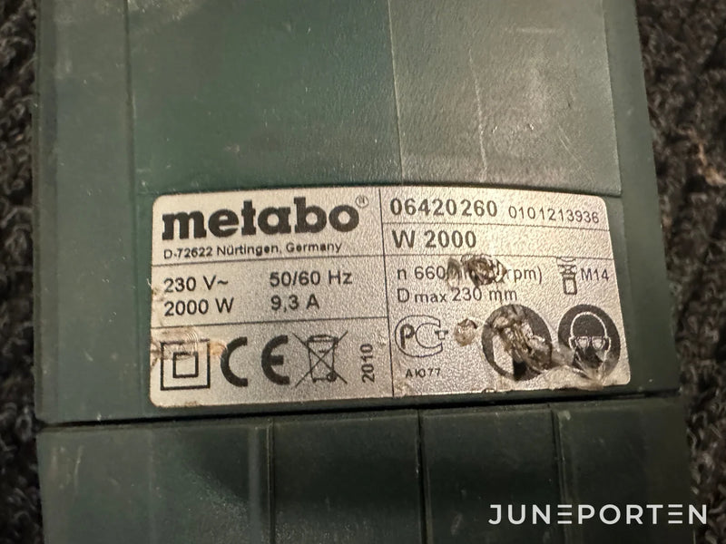 Vinkelslip Metabo