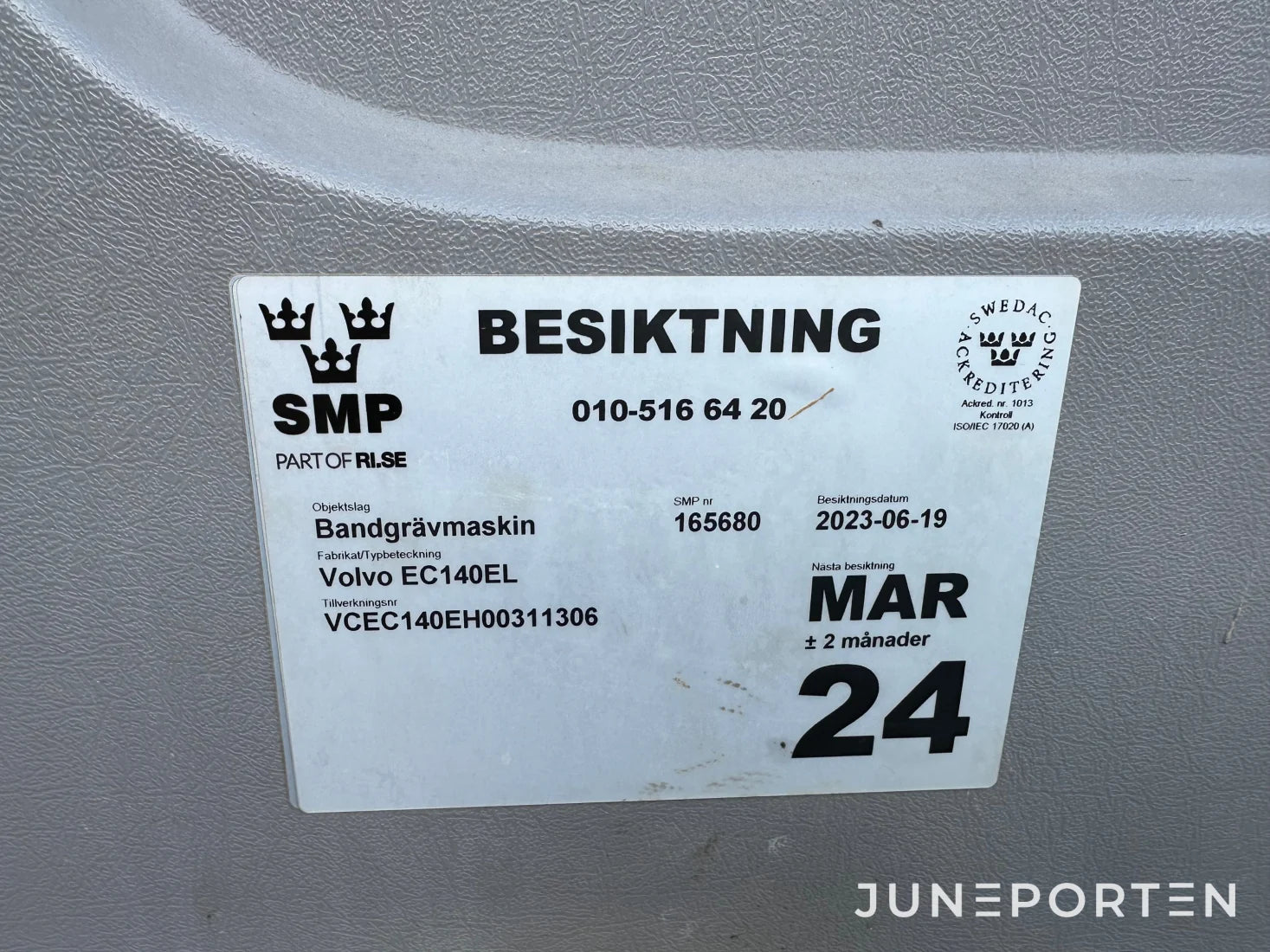 Grävmaskin Volvo EC 140 EL