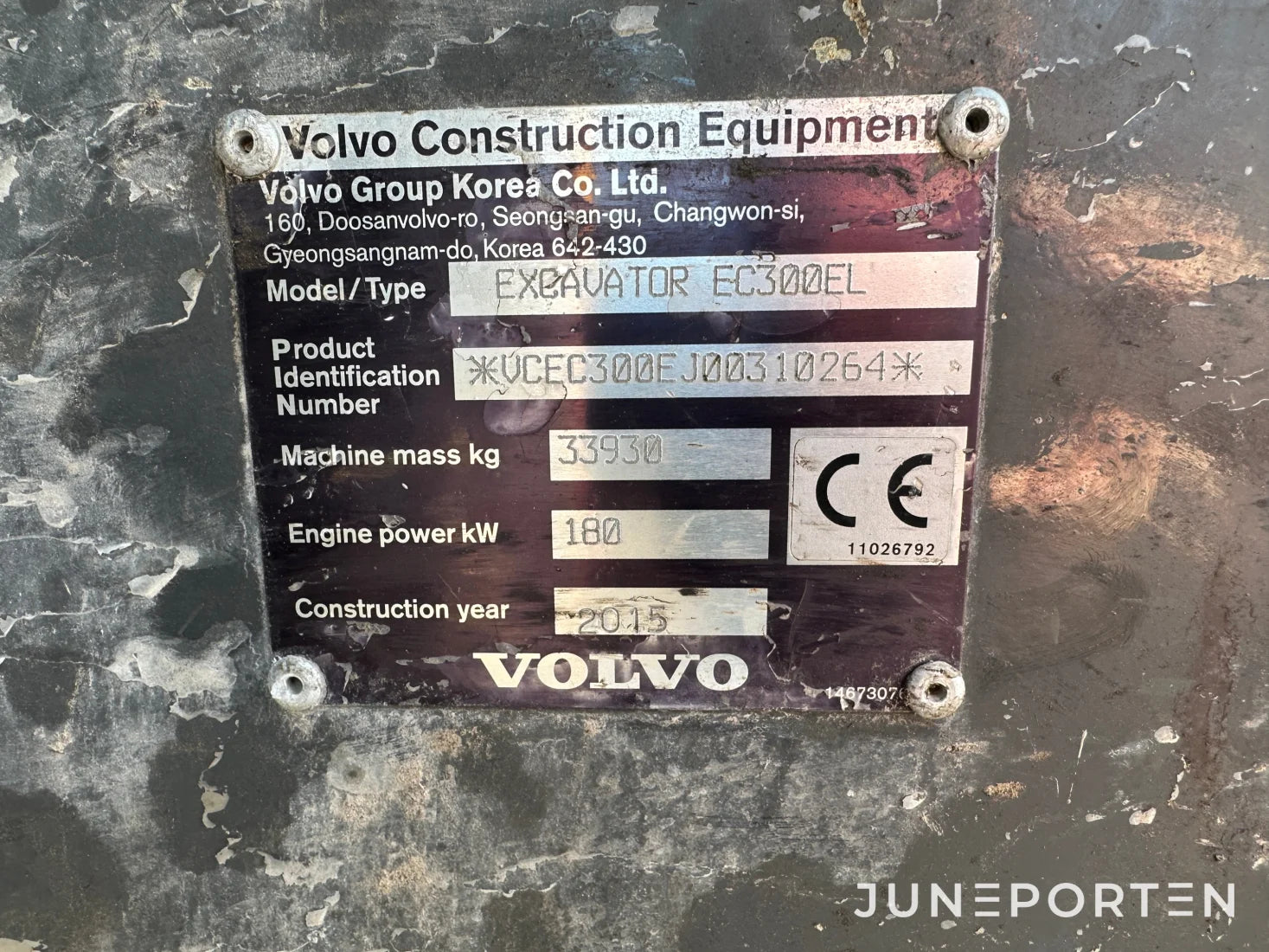 Bandgrävare Volvo EC 300 EL
