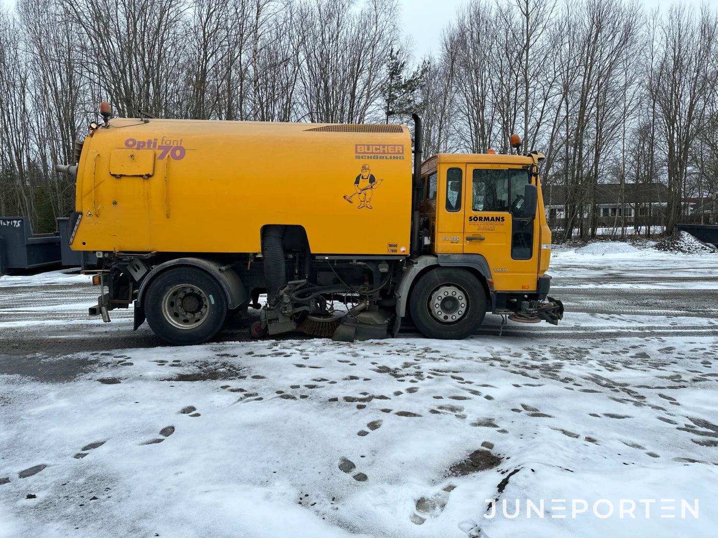 Gatusop och Uppsamlingsbil Volvo FL6/220