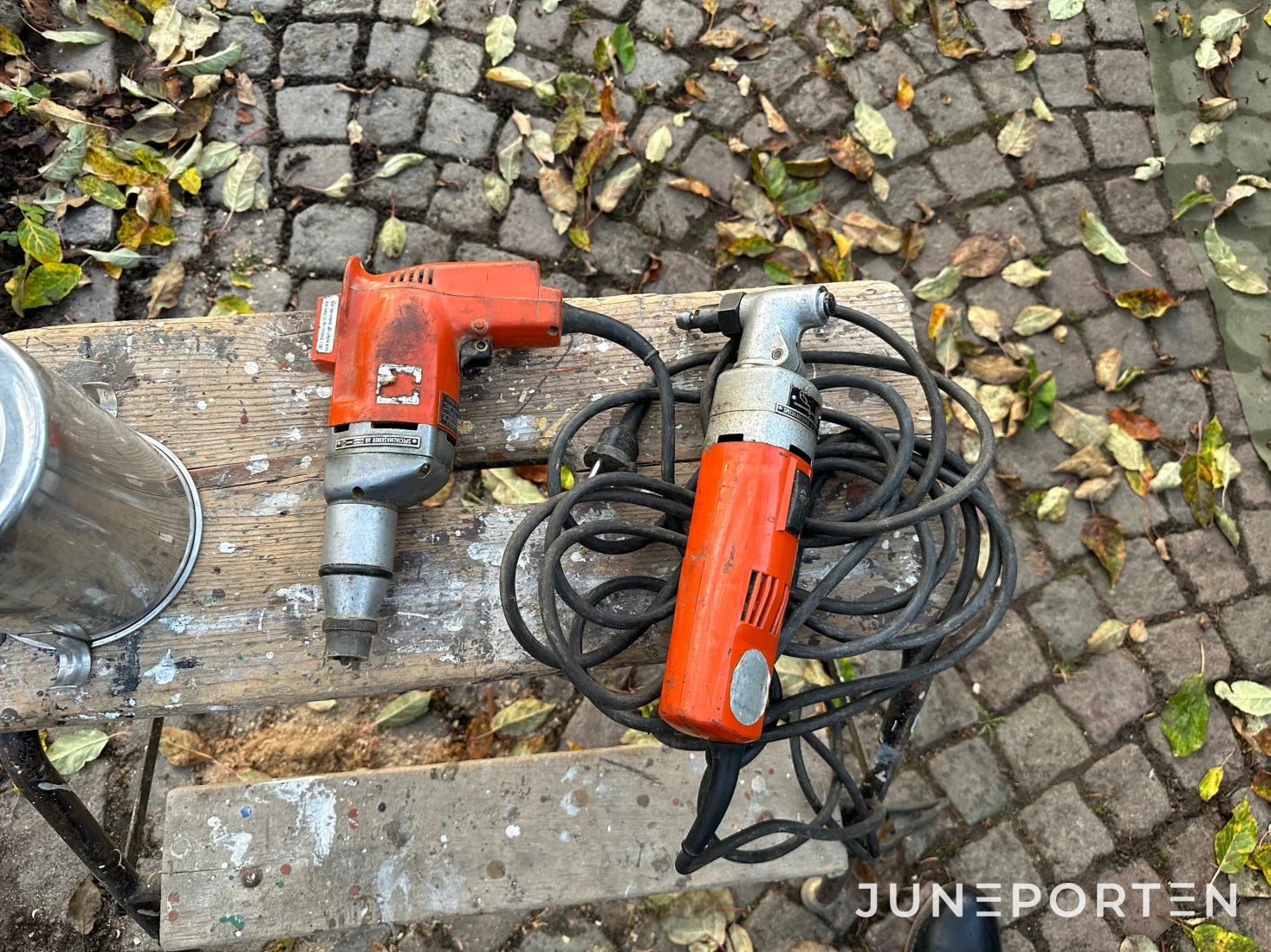 Spikpistol och plåtskärare Fein